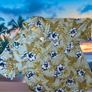 Havana Jacks  Café classic iconic tropical floral print Hawaiian shirt